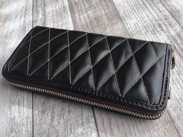 TOYS McCOY】 LEATHER QUILTED LONG WALLET - BLISSWEAR CLOTHING 